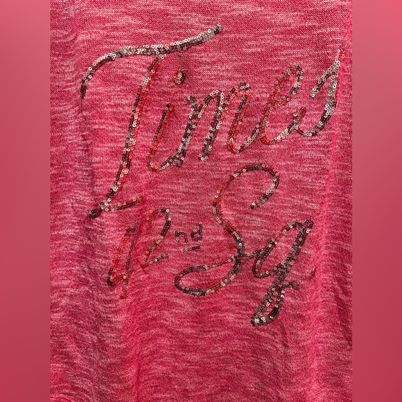 Aeropostale Long Sleeve Times Square 42nd Light Sweater Pink - Picture 3 of 4